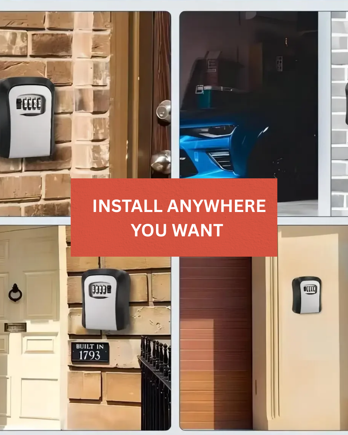 SafePort™ Portable Security Lock Box – covers both “portable” + “security lock box."