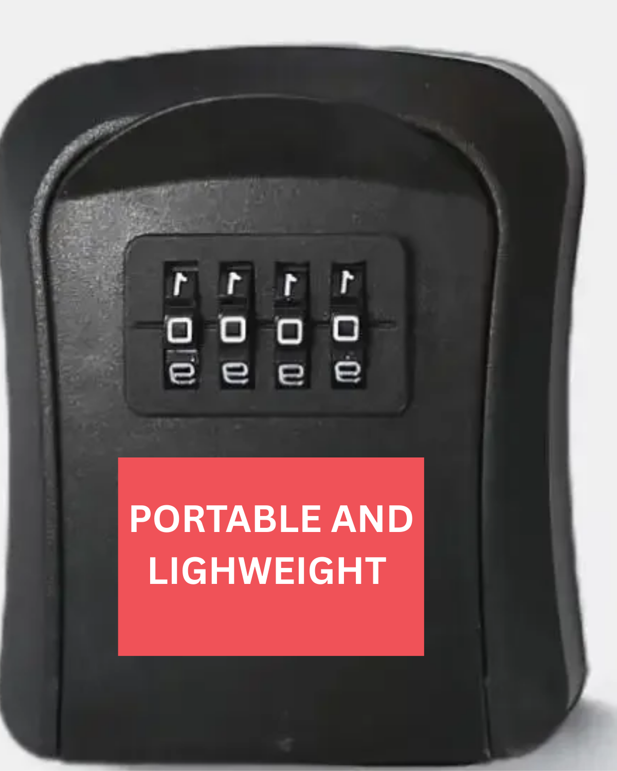 SafePort™ Portable Security Lock Box – covers both “portable” + “security lock box."