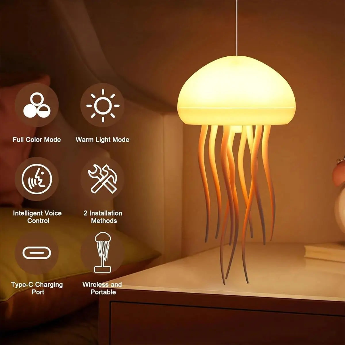 Ocean Glow Jellyfish Lamp